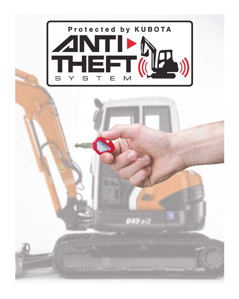 mini digger immobiliser|anti theft mini digger.